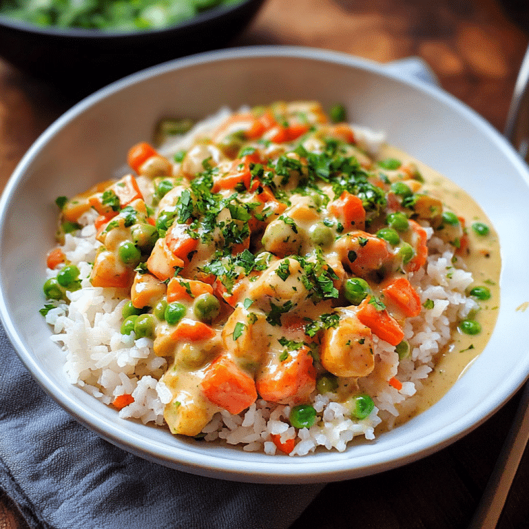 Reis mit Gemüse-Frischkäse-Sauce