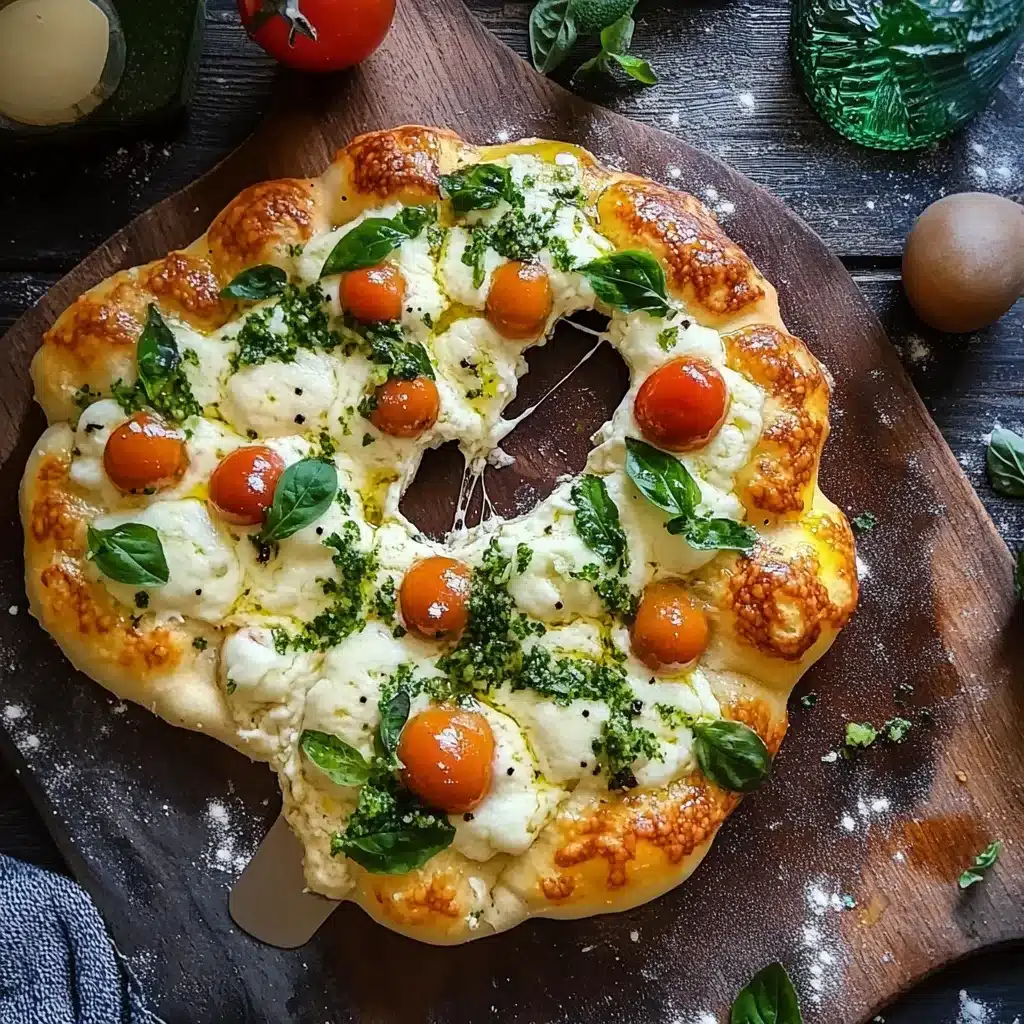 Tannenbaum mit Knoblauch und Mozzarella aus Pizzateig: Unglaubliches ...